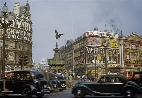 London S Piccadilly Circus 1949 Photograph By Eric Bjerke Sr Fine Art