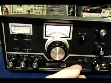 siltronix   meter tube type transceiver youtube