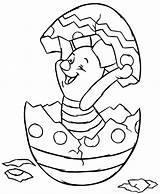Coloring Disney Easter Egg Piglet Print Hatching sketch template