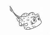 Stingray Coloring Pages Ray Fish Corvette Electric Color Preview Getcolorings sketch template