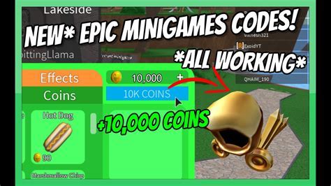 epic mini games codes  gameita