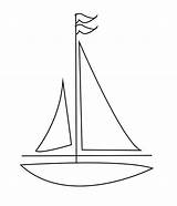 Zeichnung Segelschiffe Segelboot sketch template