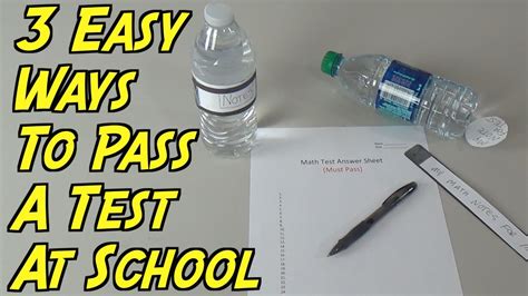 3 smart ways you can pass a hard test school hacks nextraker youtube