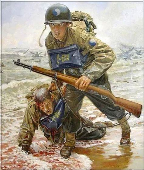 Art Illustration World War Ii Military Drawings