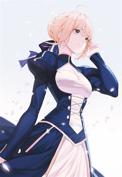 artoria pendragon saber fate fanart artist pro p fate series