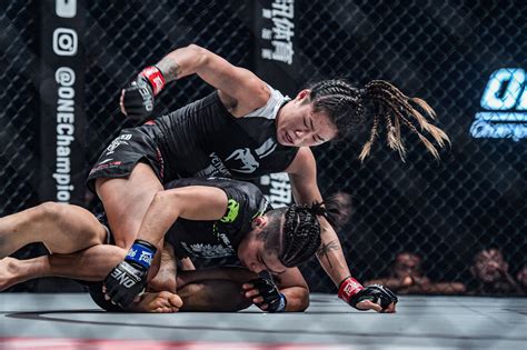 Angela Lee Submits Xiong Jing Nan In The Final Seconds To Retain The