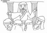 Paul Coloring Pages Missionary Journeys Getcolorings Preaching sketch template