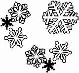 Clipart Christmas Borders Clip Snowflakes Library sketch template