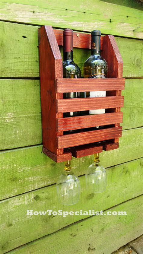 build  wine shelf  glass rack