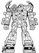 Robot Coloring Pages Giant Template sketch template