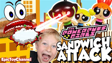Powerpuff Girls Cartoon Network Parody Sandwich Attack
