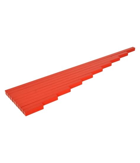 education essentials long red rods