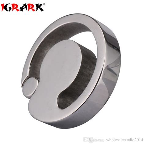 Stainless Steel Ball Stretcher For Men Cock Ring U Groove Design