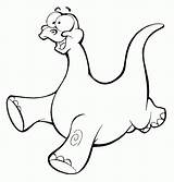 Dinosaur Coloring Pages Preschoolers Dinosaurs Printable Cartoon Kids Clipart Clip Simple Easy Library Popular Coloringhome Comments sketch template