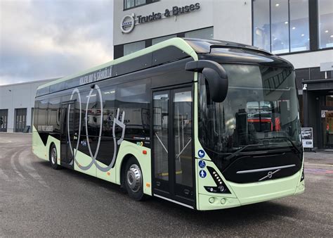 volvo buses secures  electric bus orders  finland sustainable bus