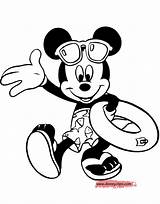 Mickey Summer Mouse Coloring Disney Minnie Pages Pool Disneyclips Friends Gif Coloring2 Swimming Ready Fun Characters Funstuff sketch template