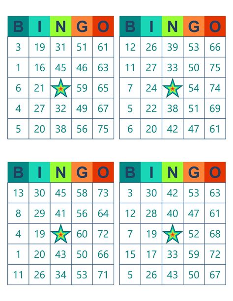 bingo cards  cards   page     bingo