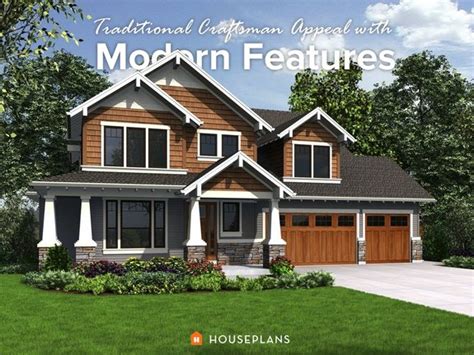 style focus modern craftsman house plans houseplans blog houseplanscom