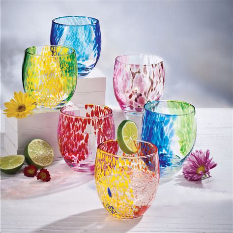 Product Spotlight Murano Style Drinking Glasses Artisan Moments