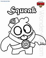 Brawl Squeak Coloriages sketch template