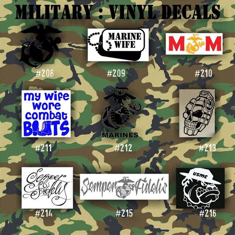 military vinyl decals   custom car window sticker armed