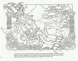 Norse Freya Kleurplaten Colouring Frigg Vikings Goddesses sketch template