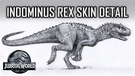 How To Draw Indominus Rex Scales Jurassic World With Images