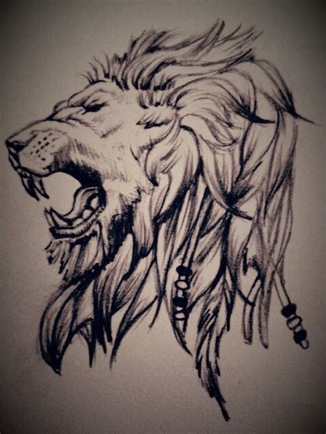ideas  simple lion tattoo  pinterest lion