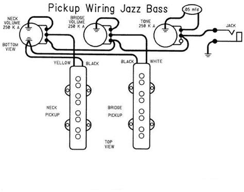passive jazz bass wiring diagram collection