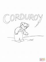 Corduroy Coloring Bear Printables Pages Clipart Button Looking Printable Clip Popular Library Clipground Coloringhome sketch template