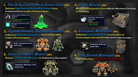 Classic Wow Gnomeregan Quests And Loot Guide