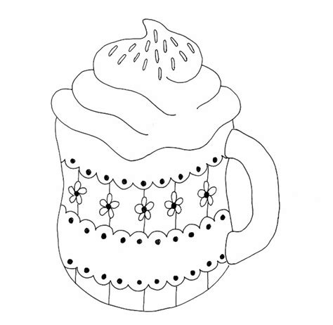 hot cocoa coloring pages  coloring pages  kids wee folk art
