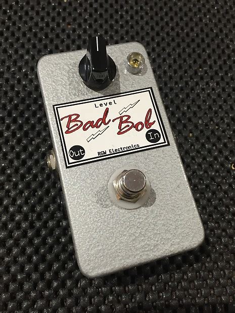 bad bob boost pedal jfet booster   reverb