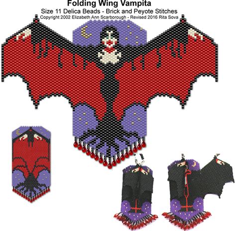 Folding Wing Vampita Bead Patterns