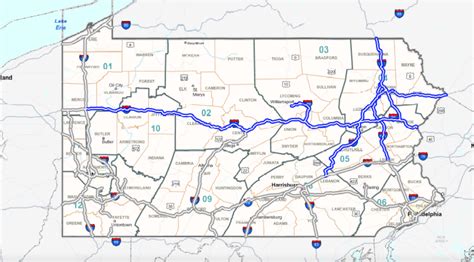 interstate  pa road map images   finder