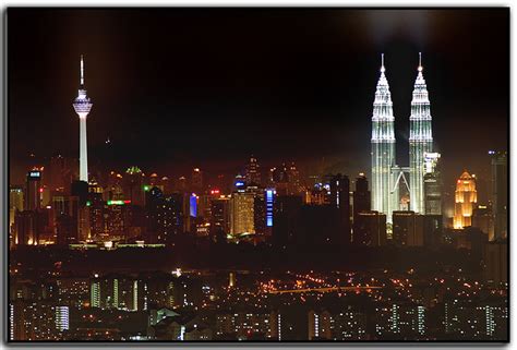 Kuala Lumpur At Night View ~ World Top Vists Places