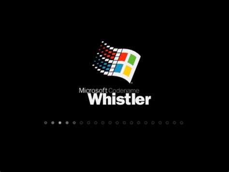 whistler boot screen mystery betaarchive