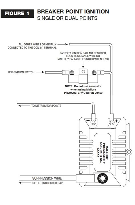 mallory dual point distributor wiring diagram collection