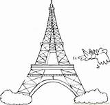 France Coloring Pages Paris Getcolorings Color sketch template