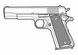 Pistole Malvorlage Malvorlagen sketch template
