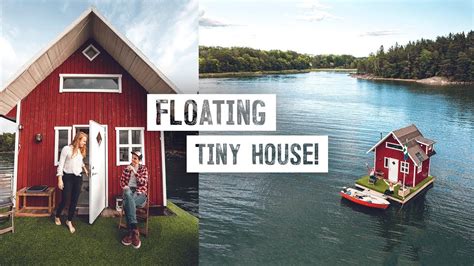 stayed   tiny house boat swedens  unique airbnb stockholm sweden youtube