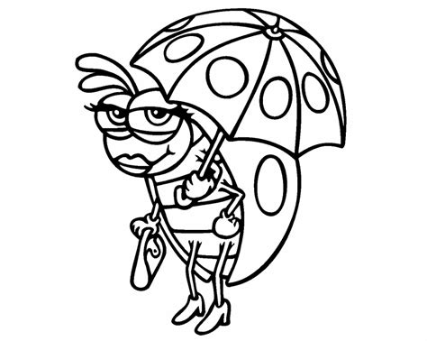 ladybug coloring page coloring pages