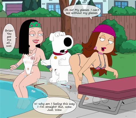 Rule 34 2girls American Dad Anthro Areolae Ass Bent Over