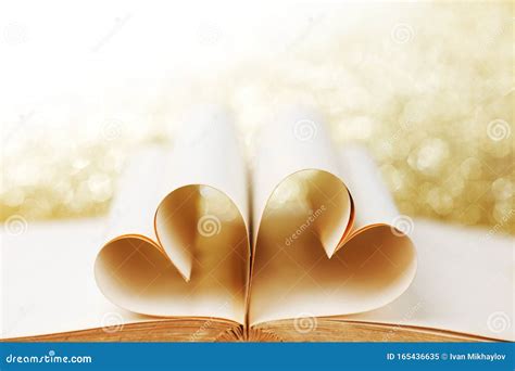 heart shaped book pages stock image image  literature