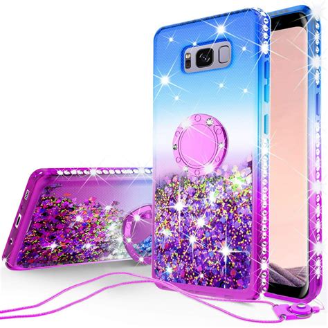 samsung galaxy   liquid floating quicksand glitter phone case kickstandbling diamond