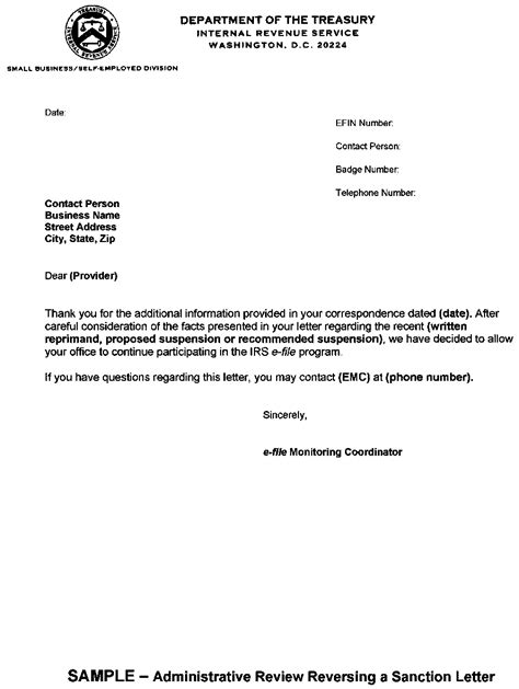 irs  change letter sample ein assignment letter
