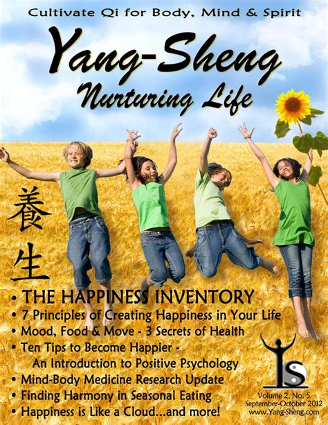 Yang Sheng September October 2012 By Dao Of Well Being Issuu