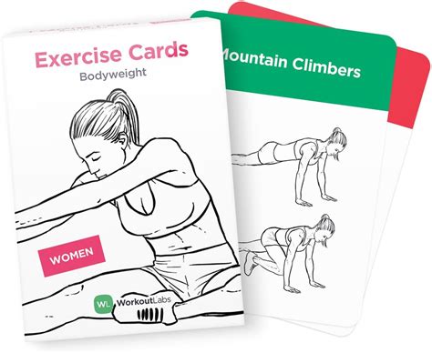 exercise cards  workoutlabs visual bodyweight workout cards