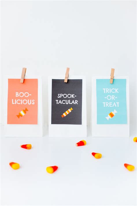 printable halloween treat bag labels fun family crafts