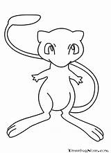 Mewtwo Mew Getcolorings Colorear Legendary Pokedex Coloringhome sketch template